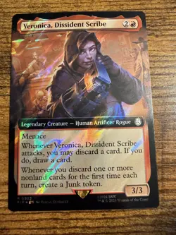 MTG Magic The Gathering Veronica Dissident Scribe SURGE FOIL VERY tough Pull! - Image 1