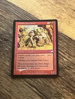 Magic: The Gathering Goblin Warchief Scourge Foil (MP) - Image 1