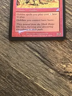 Magic: The Gathering Goblin Warchief Scourge Foil (MP) - Image 2