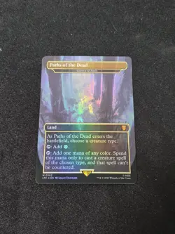 Paths Of The Dead - Cavern Of Souls - MTG LTC M 0362 Borderless Foil - Image 1