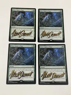 4x Once Upon a Time Throne of Eldraine Regular Shadow Signed By The Artist - Image 1