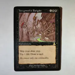 MTG Yawgmoth's Bargain, Urza's Destiny! Played - Image 1