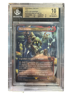 2025 Magic Final Fantasy BGS 10 Vivi Ornitier Borderless Foil #321 - Image 1