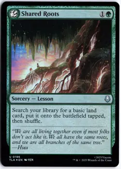 MTG - Shared Roots #196 - Foil - TLA Avatar: The Last Airbender - Image 1