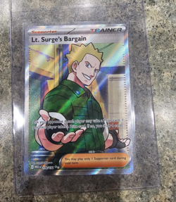Lt. Surge's Bargain 170/132 Ultra Rare - Pokemon TCG - Mega Evolution - NM+ - Image 1