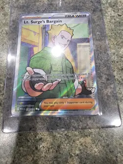 Lt. Surge's Bargain 170/132 Ultra Rare - Pokemon TCG - Mega Evolution - NM+ - Image 4