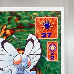 Butterfree Pokemon Amada Seal Sticker Nintendo Japanese 1997 Vintage Japan #215 - Image 3