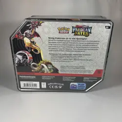 Pokemon Scarlet & Violet Paldean Fates Iron Treads Tin TCG Sealed - Image 2