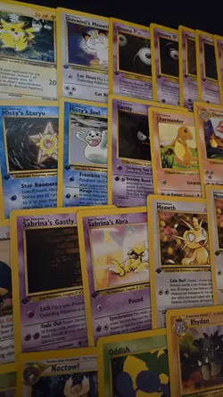Pokemon TCG Vintage Lot 1st Edition + Shadowless Neo Genesis Team Rocket Etc - Image 2