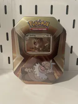 Pokemon TCG Slaking Triple Whammy Tin Factory Sealed - Image 1