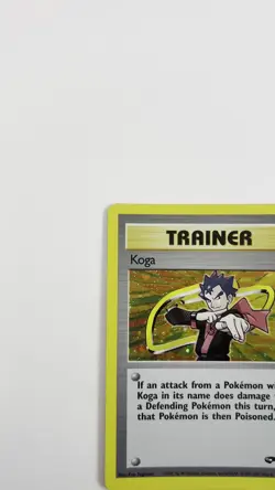 Koga (19) Gym Challenge #019 (2000) Holo LP Pokemon - Image 2