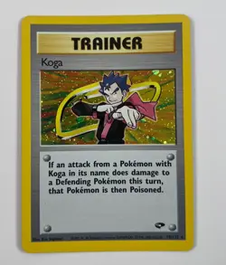 Koga (19) Gym Challenge #019 (2000) Holo LP Pokemon - Image 3