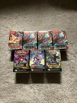 Lot Of 7 Build & Battle Pokemon Boxes Incl Battle Styles, Darkness Ablaze, Vivid - Image 1