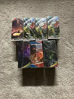 Lot Of 7 Build & Battle Pokemon Boxes Incl Battle Styles, Darkness Ablaze, Vivid - Image 2
