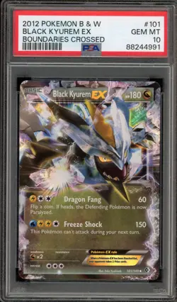 Pokemon Black Kyurem EX Boundaries Holo Ultra Rare #101 PSA 10 Gem Mint - Image 1