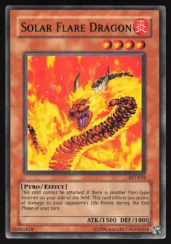 Solar Flare Dragon - AST-032 - Common - Unlimited Yugioh - Image 1
