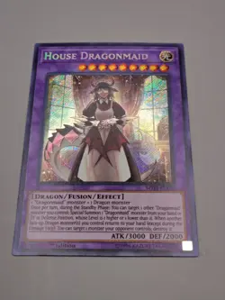 House Dragonmaid MYFI-EN022 Secret Rare 1st Edition Yugioh TCG NM - Image 2