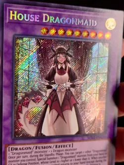 House Dragonmaid MYFI-EN022 Secret Rare 1st Edition Yugioh TCG NM - Image 3