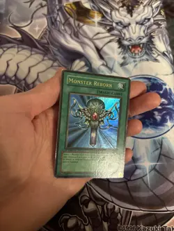 2002 Yugioh Monster Reborn LOB-118 1st Edition Legend Of Blue Eyes HP/MP (TC) - Image 2