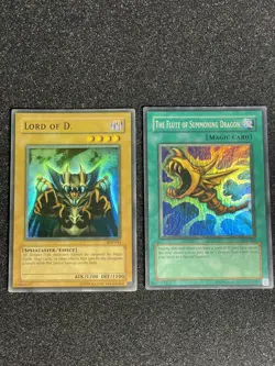Yugioh Lord of D. SDK-041 Flute of Summoning Dragon SDK-042 Wavy Faded - Image 1