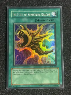 Yugioh Lord of D. SDK-041 Flute of Summoning Dragon SDK-042 Wavy Faded - Image 2