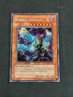 Yugioh Barrel Dragon MC1-EN002 Secret Rare Limited NM - Image 1