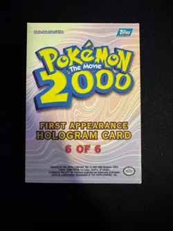 POKEMON - Hoothoot Topps the Movie 2000 #6 Holo Foil First Appearance Card - Image 3