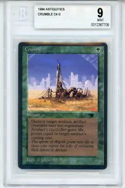 Crumble - Magic the Gathering Antiquities - BGS 9 - Image 1