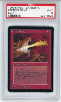 Firebreathing - Magic the Gathering Beta - PSA 9 - Image 1