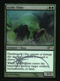 Magic: The Gathering - FNM Promos Acidic Slime 6 Promo Foil - Image 1
