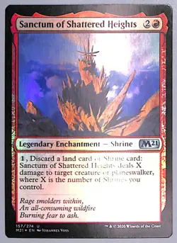 Sanctum of Shattered Heights - Foil - 157 - Core Set 2021 (M21) MTG - Image 1