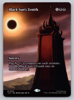 Black Sun's Zenith Borderless- MTG Avatar: The Last Airbender TLA - Image 1