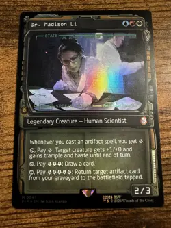 MTG Magic The Gathering Dr. Madison Li Fallout Showcase Foil Very rare pull! - Image 1