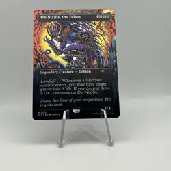 Ob Nixilis, the Fallen (Borderless) Foil Secret Lair Encyclopedia of Magic 0015 - Image 1