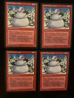 Goblin Snowman [Ice Age] Magic MTG Cards NM/LP - Image 1