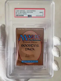 MTG magic revised booster pack psa 9 - Image 1