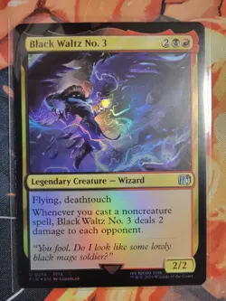 Magic the Gathering: Black Waltz No. 3 Final Fantasy Foil NM - Image 1