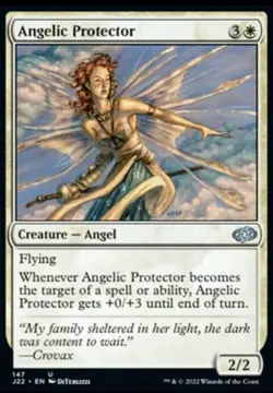 X 1 Angelic Protector NM 147 Jumpstart 2022 MTG Magic The Gathering - Image 1