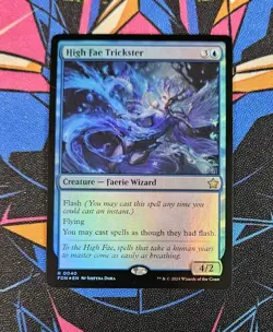 High Fae Trickster NM Foil MTG Foundations FDN Unplayed Magic The Gathering - Image 1