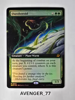 Magic The Gathering MTG #0345 Ouroborold Extended Art FOIL Edge of Eternities - Image 1