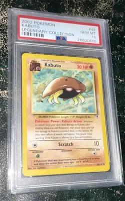 2002 Pokemon Kabuto Legendary Collection Psa 10 👑 Kabuto King 👑 - Image 1