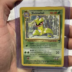 Pokemon Victreebel 32/130 Base Set 2 Rare MP Vintage Vtg Nintendo Card WOTC TCG - Image 1