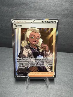 Pokemon TCG Trainer Card Tyme 143/131 Full Art Holo Prismatic Evolutions - Image 2