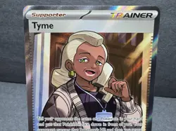 Pokemon TCG Trainer Card Tyme 143/131 Full Art Holo Prismatic Evolutions - Image 3