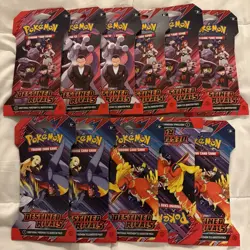 Pokemon TCG Destined Rivals Booster Packs x10 (factory sealed) - Image 1