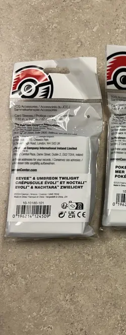 Pokemon Center: Eevee & Umbreon Twilight Card Sleeves (65 Sleeves) - New/Sealed! - Image 2