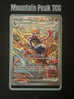 NM Greninja ex 214/167 SIR - Twilight Masquerade - Pokemon Card - Image 1