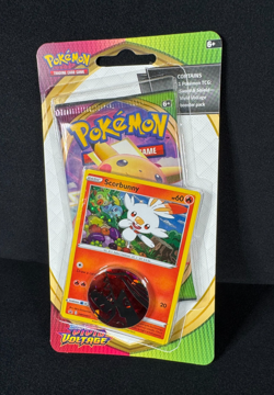 Pokemon Vivid Voltage Blister Pack & Scorbunny Promo NEW Factory Sealed + Coin - Image 1