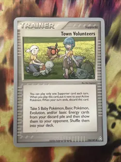 Town Volunteers 136/147 - World Championships 2004 Chris Fulop Pokemon TCG - Image 1