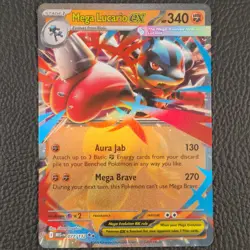 Mega Lucario ex - 77 - Mega Evolution - Double Rare - NM - Pokemon TCG - Image 1